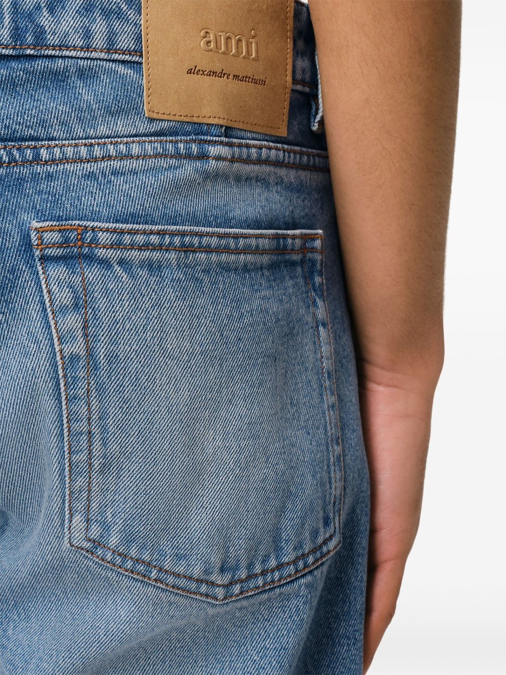 Ami Paris Men Classic Fit Denim Jeans - 2