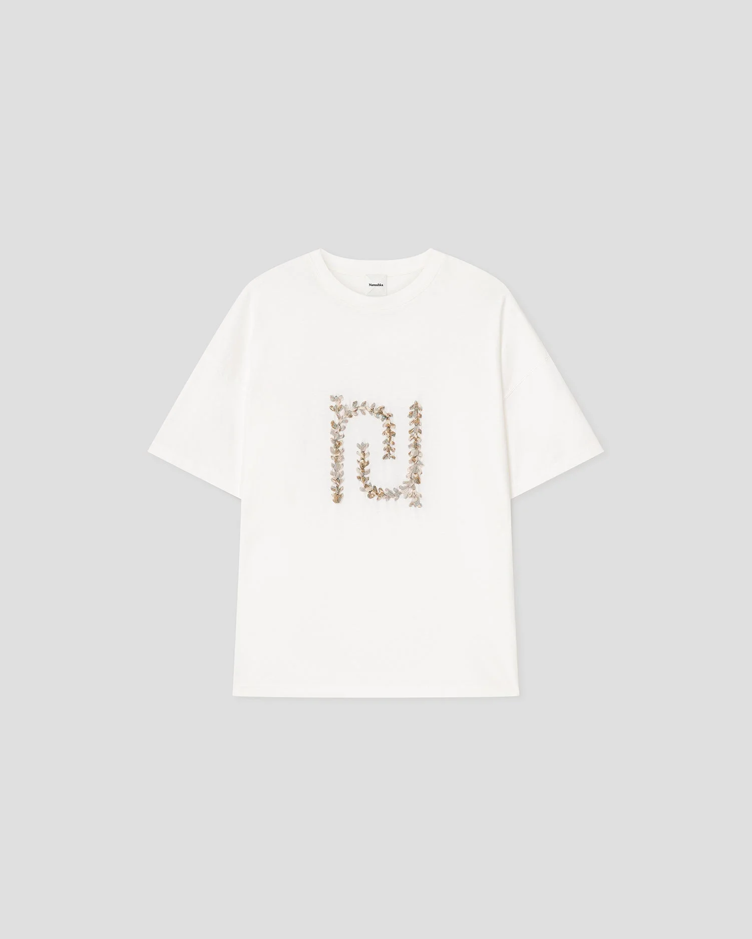 Embroidered Cotton-Jersey T-Shirt - 1