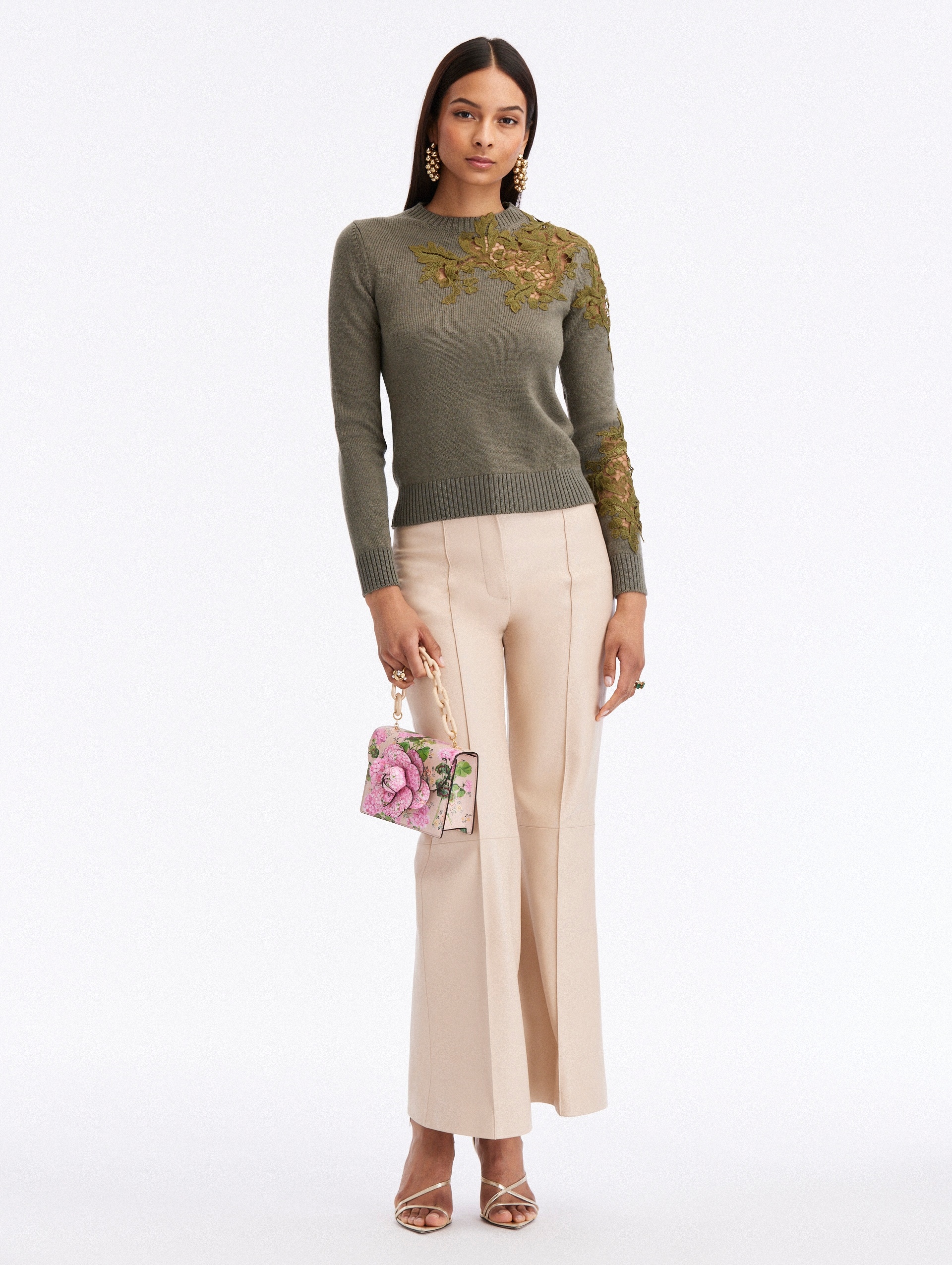 ACORN LACE INSET PULLOVER - 4