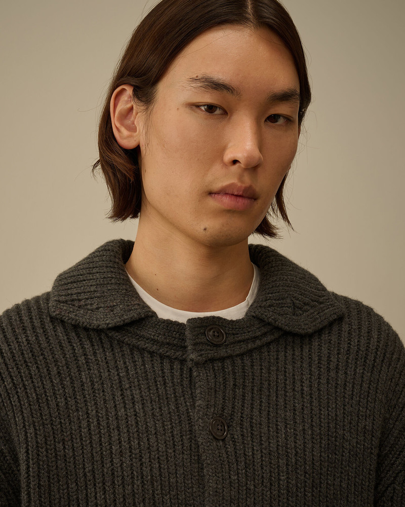 Lambswool GRS Button Cardigan 6