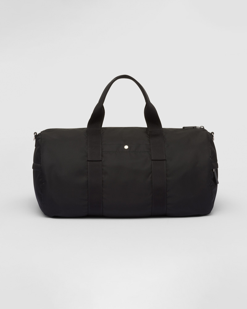 Re-Nylon and Saffiano leather duffle bag 4