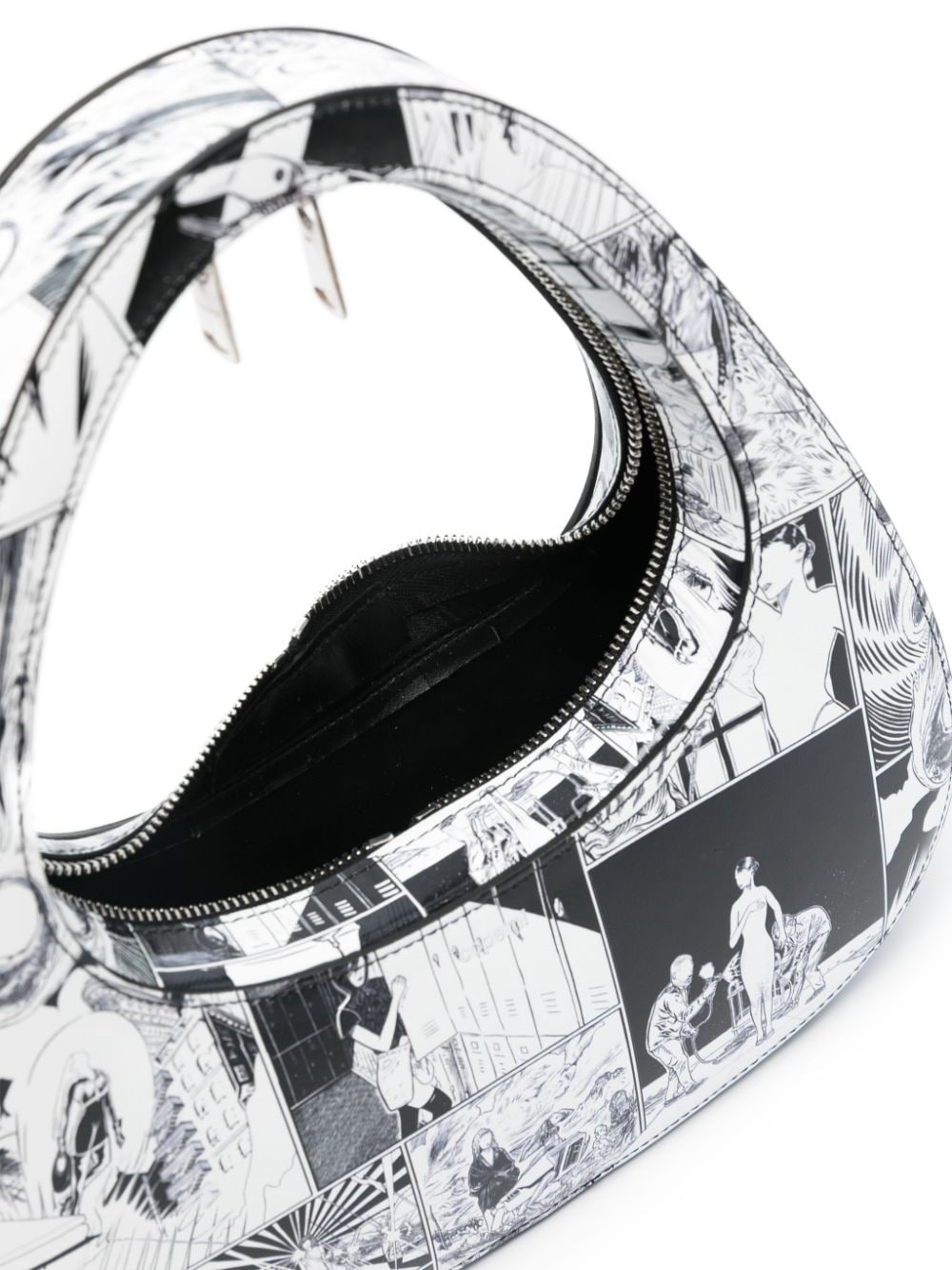 Swipe comic-print shoulder bag - 5