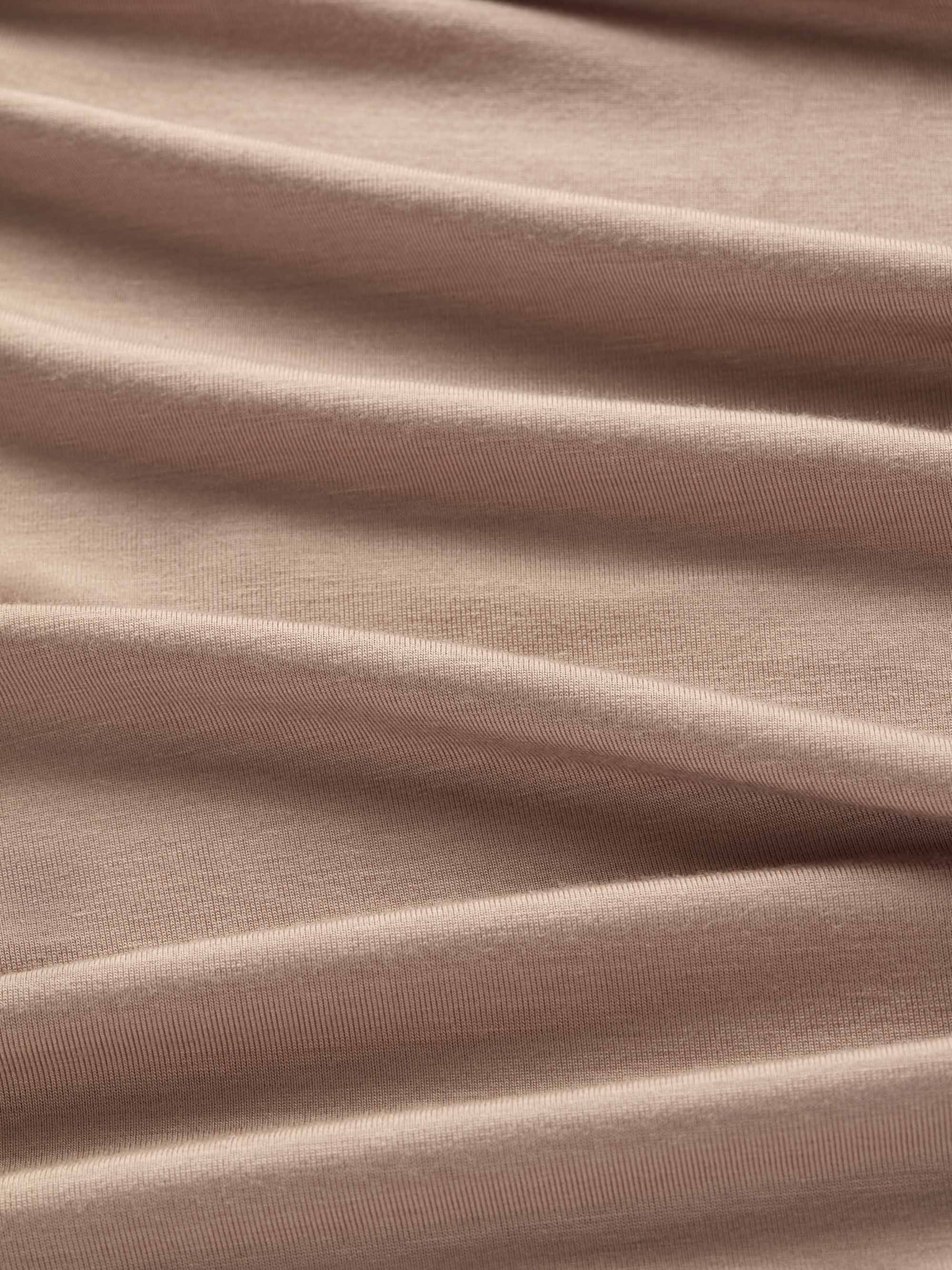 Women's V-Neck Sleep T-Shirt Lara Micro Modal Stretch Almond Blush - 7