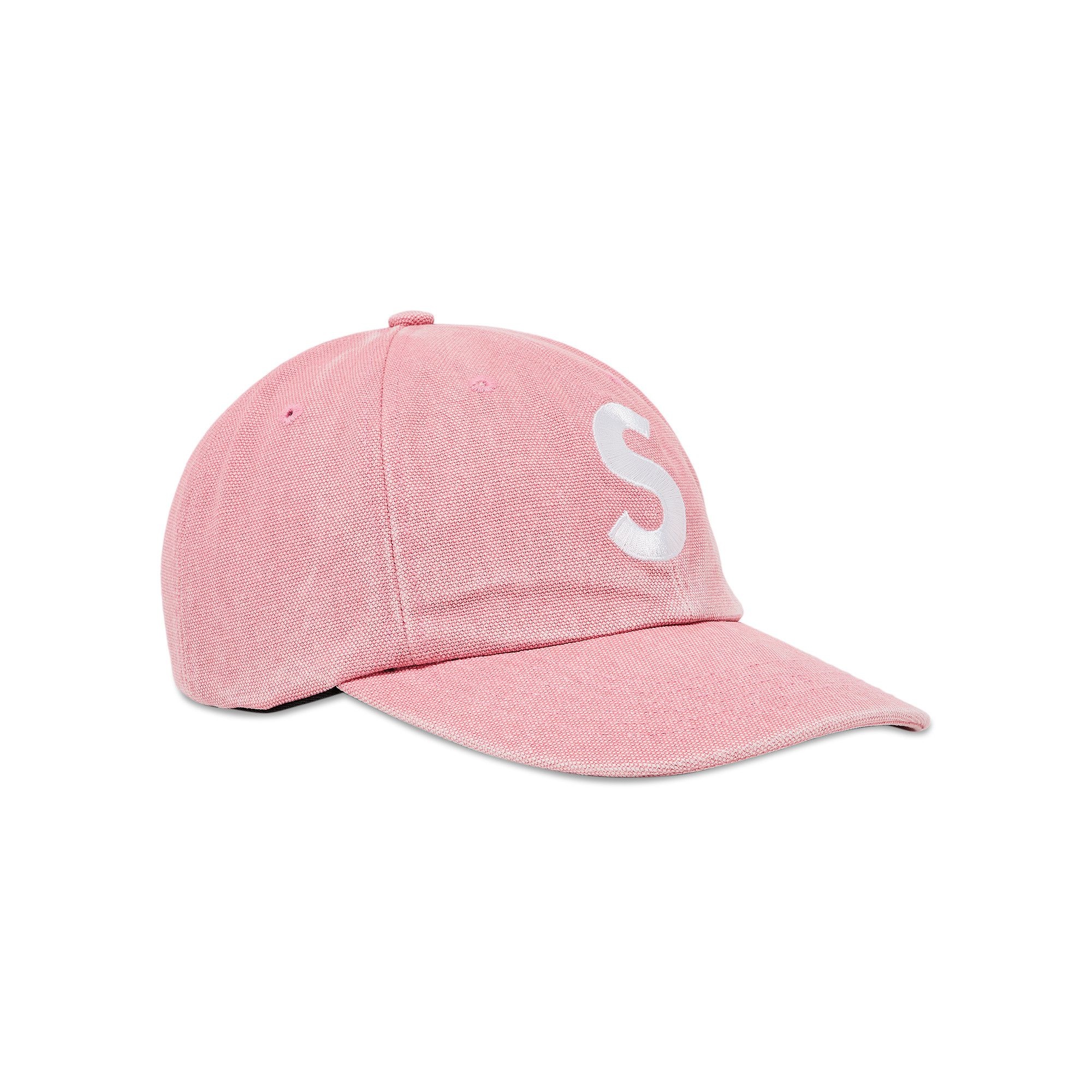 Supreme Pigment S Logo 6-Panel 'Bright Pink' - 2