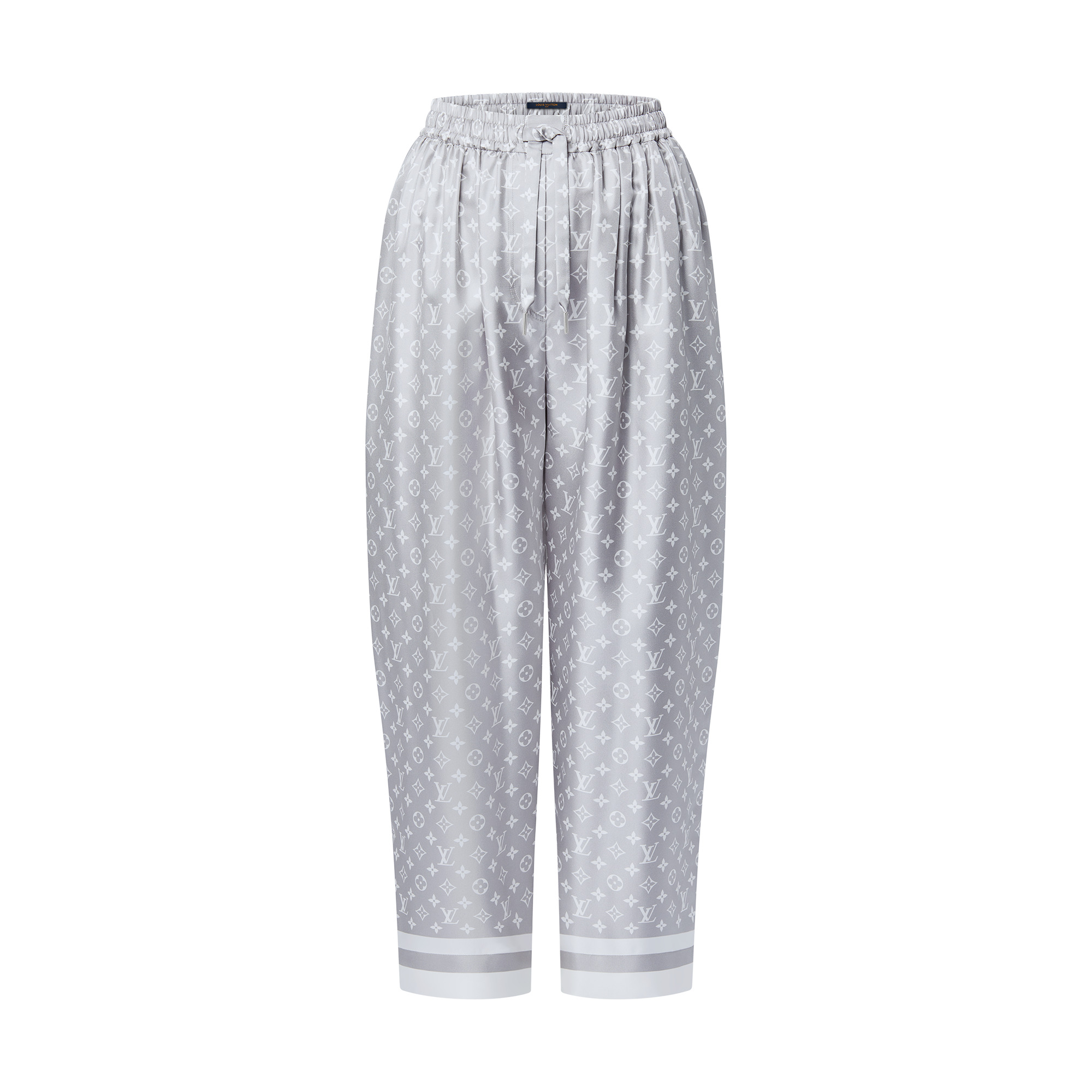 Monogram Foulard Baggy Pajama Pants - 1