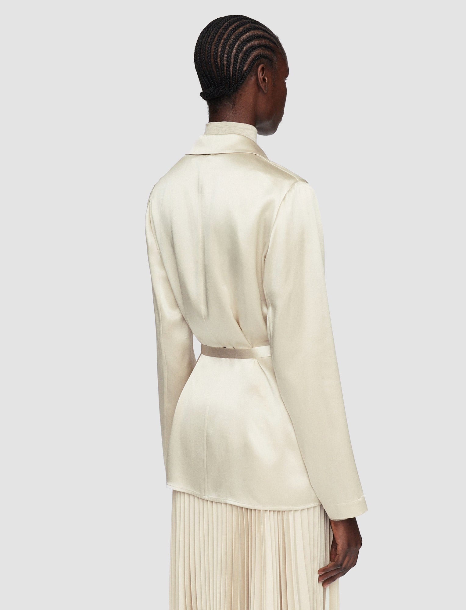 Silk Satin Joubert Jacket - 4