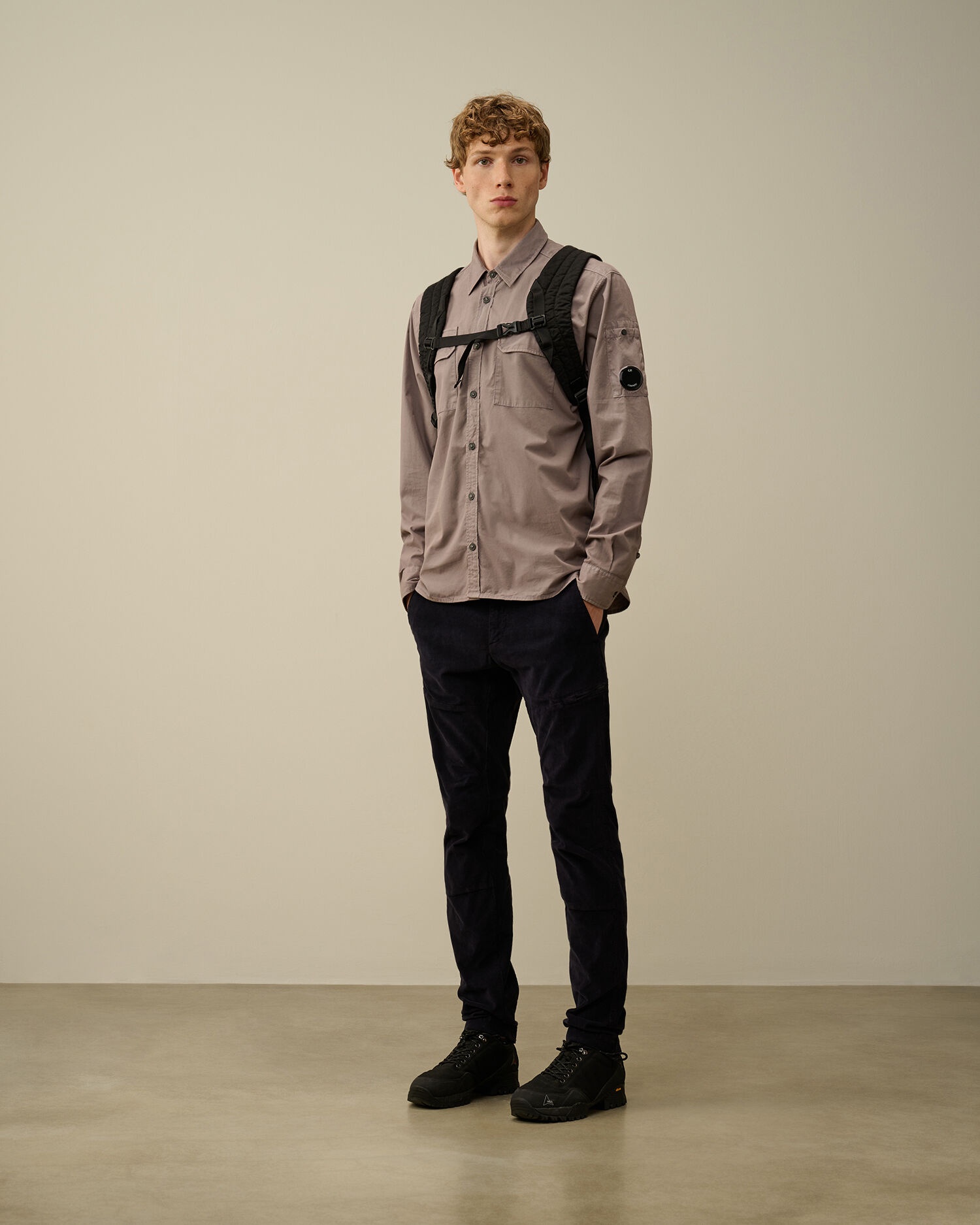 Organic Gabardine Buttoned Lens Shirt - 6