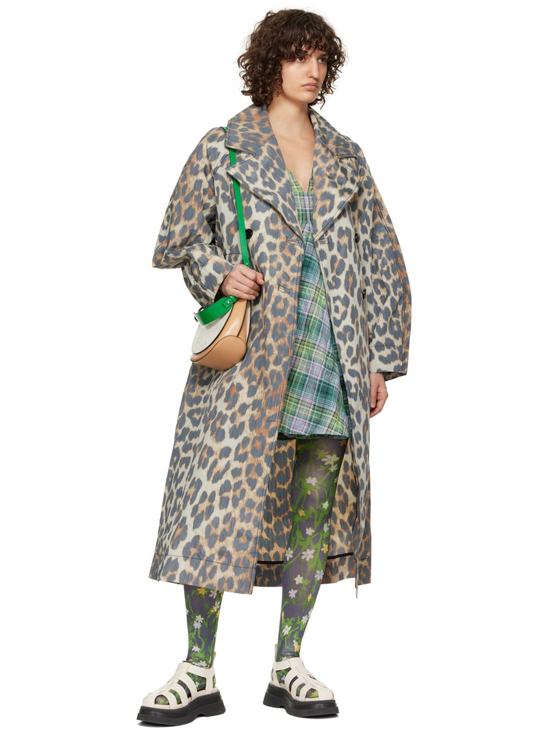 GANNI Off-White Grid Sandals outlook