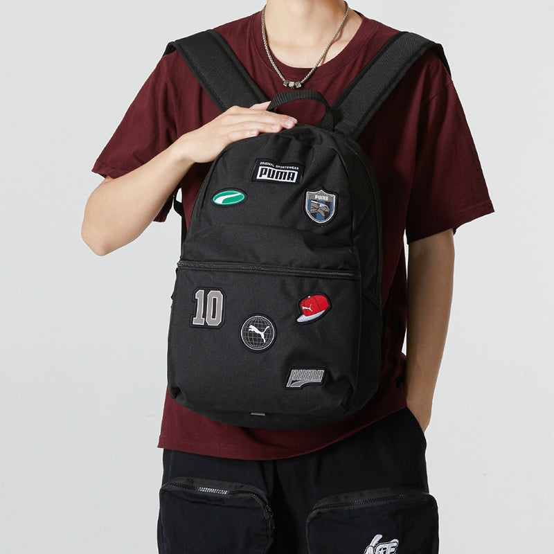 PUMA Patch Backpack 'Black' 079194-01 - 3