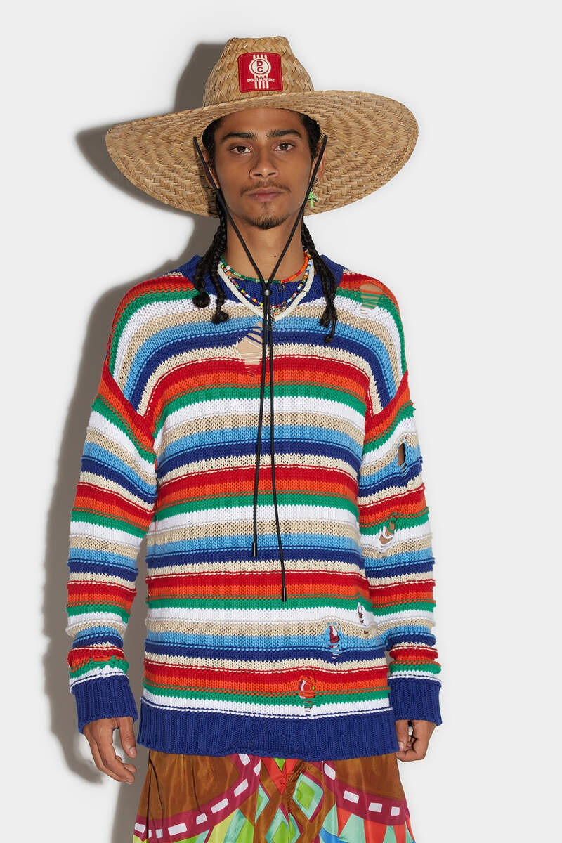 STRIPED DESTROY SWEATER 3