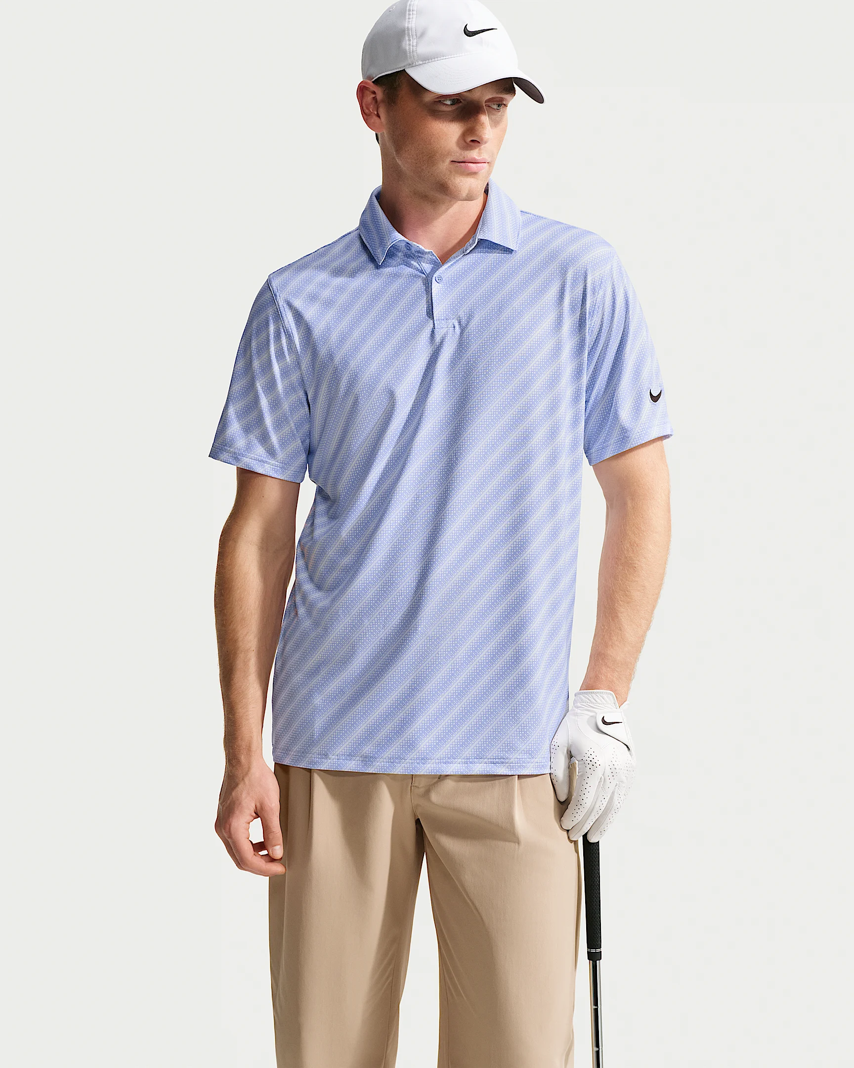 Nike Velocity Men's Dri-FIT Striped Golf Polo - 1