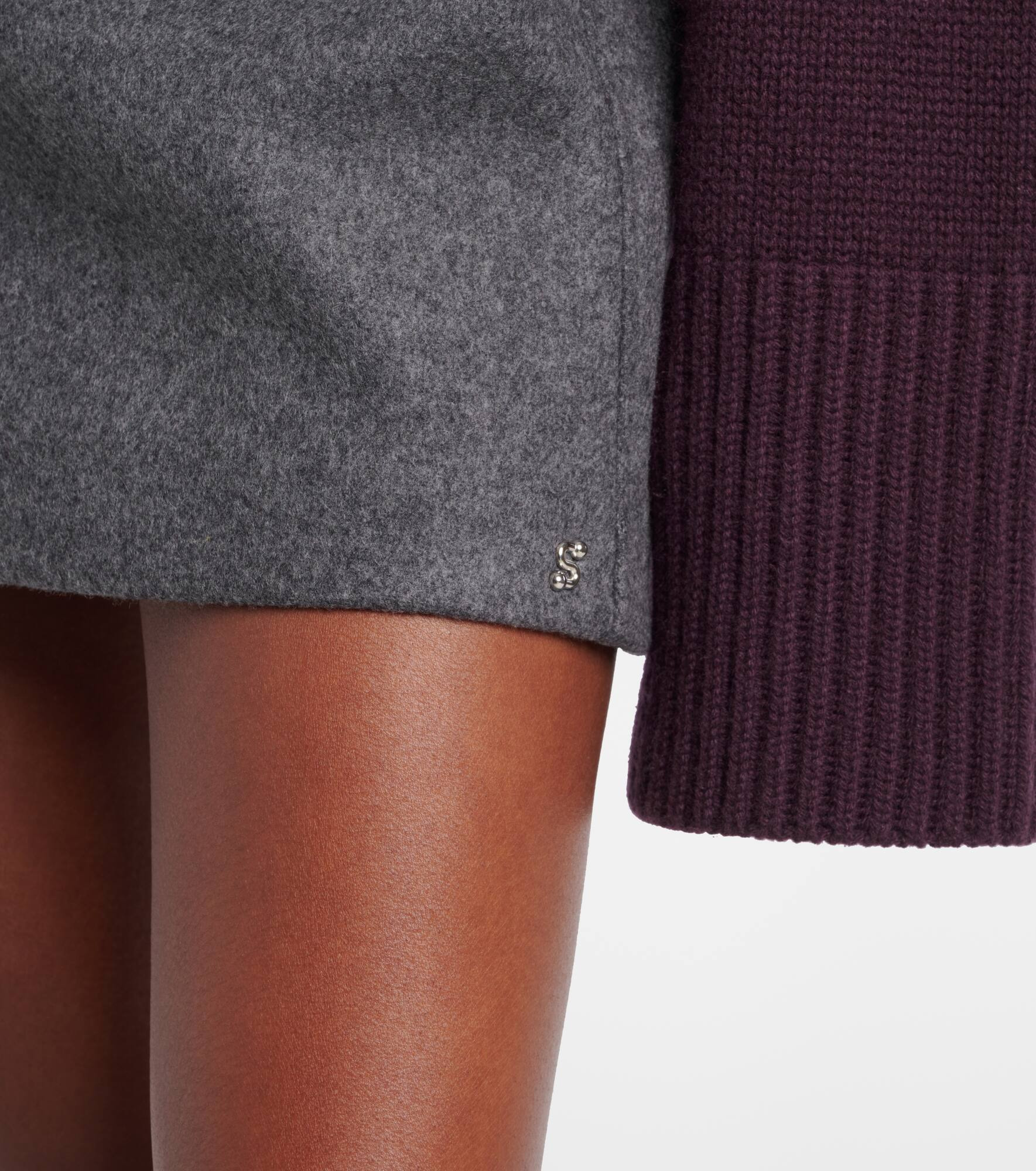 Poggio virgin wool miniskirt - 5