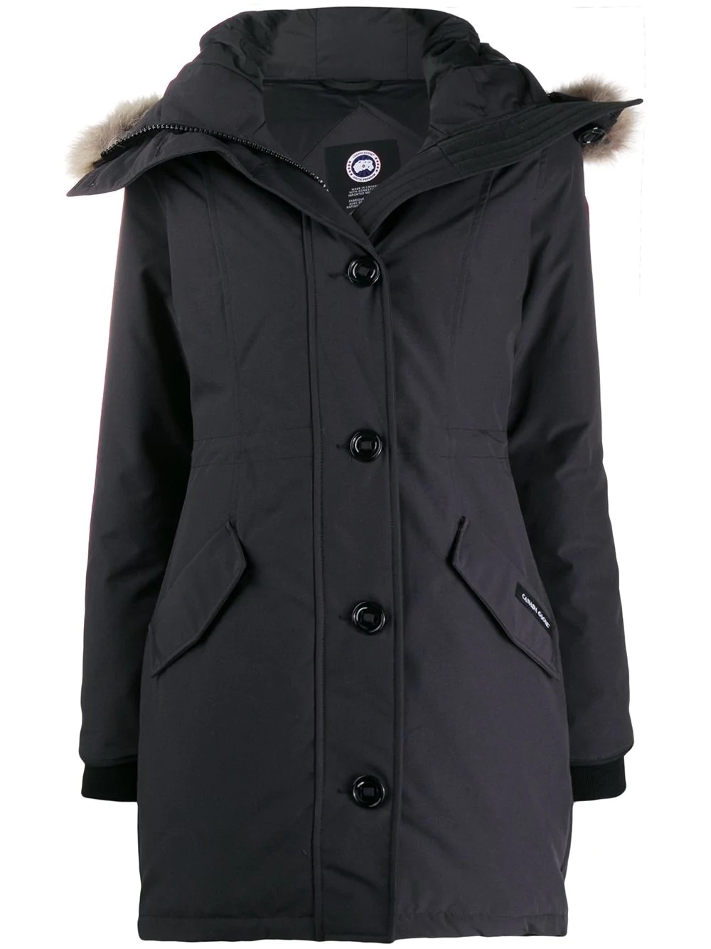 Rossclair fur trim parka - 1