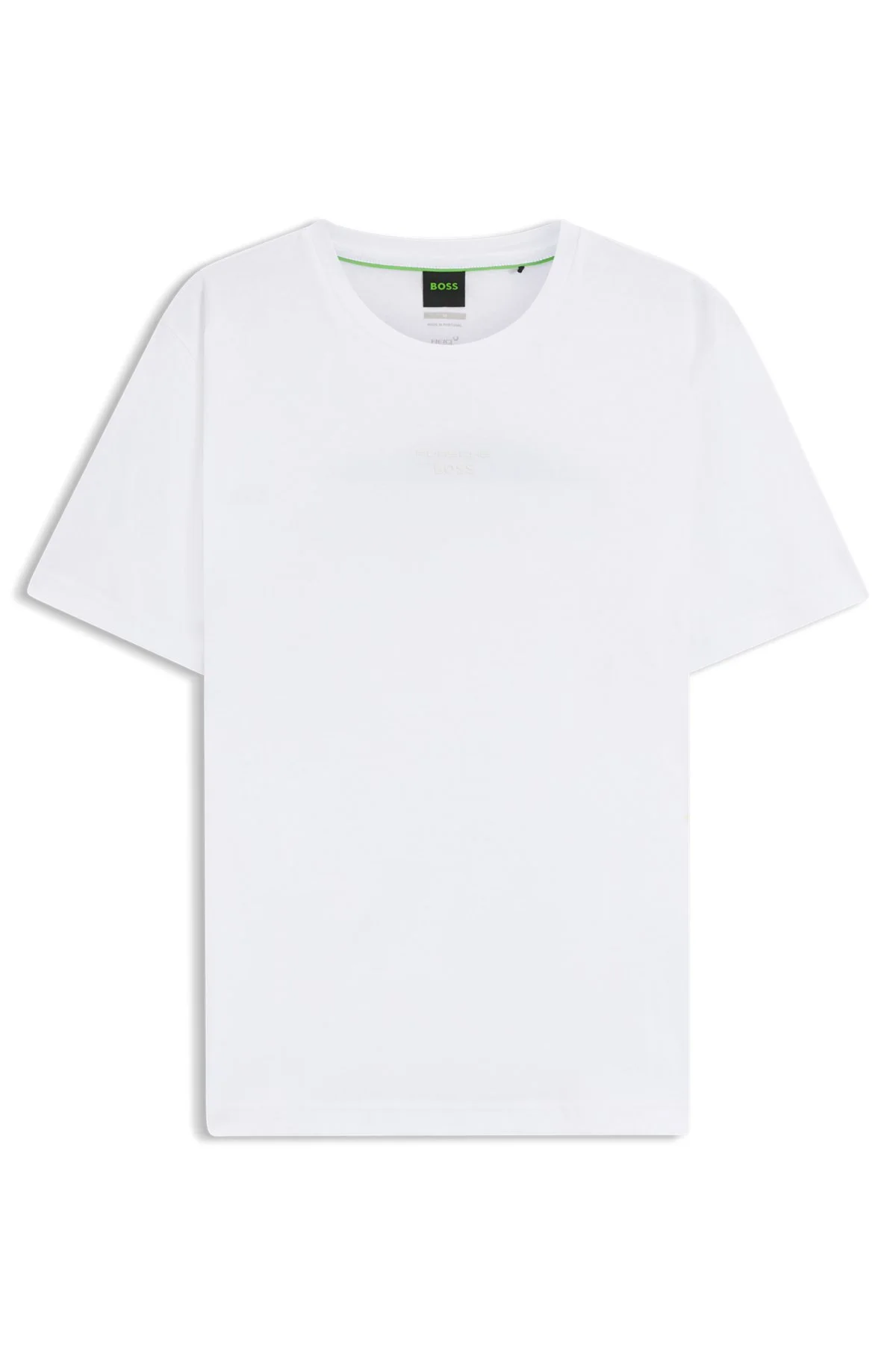 PORSCHE X BOSS MERCERIZED-COTTON T-SHIRT WITH REAR GRAPHICS - 1