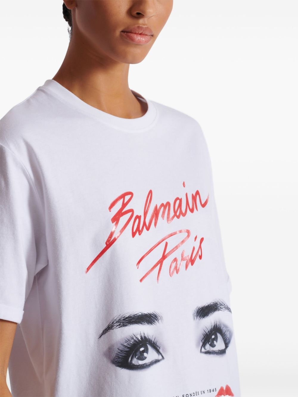 Eyes-print T-shirt - 7
