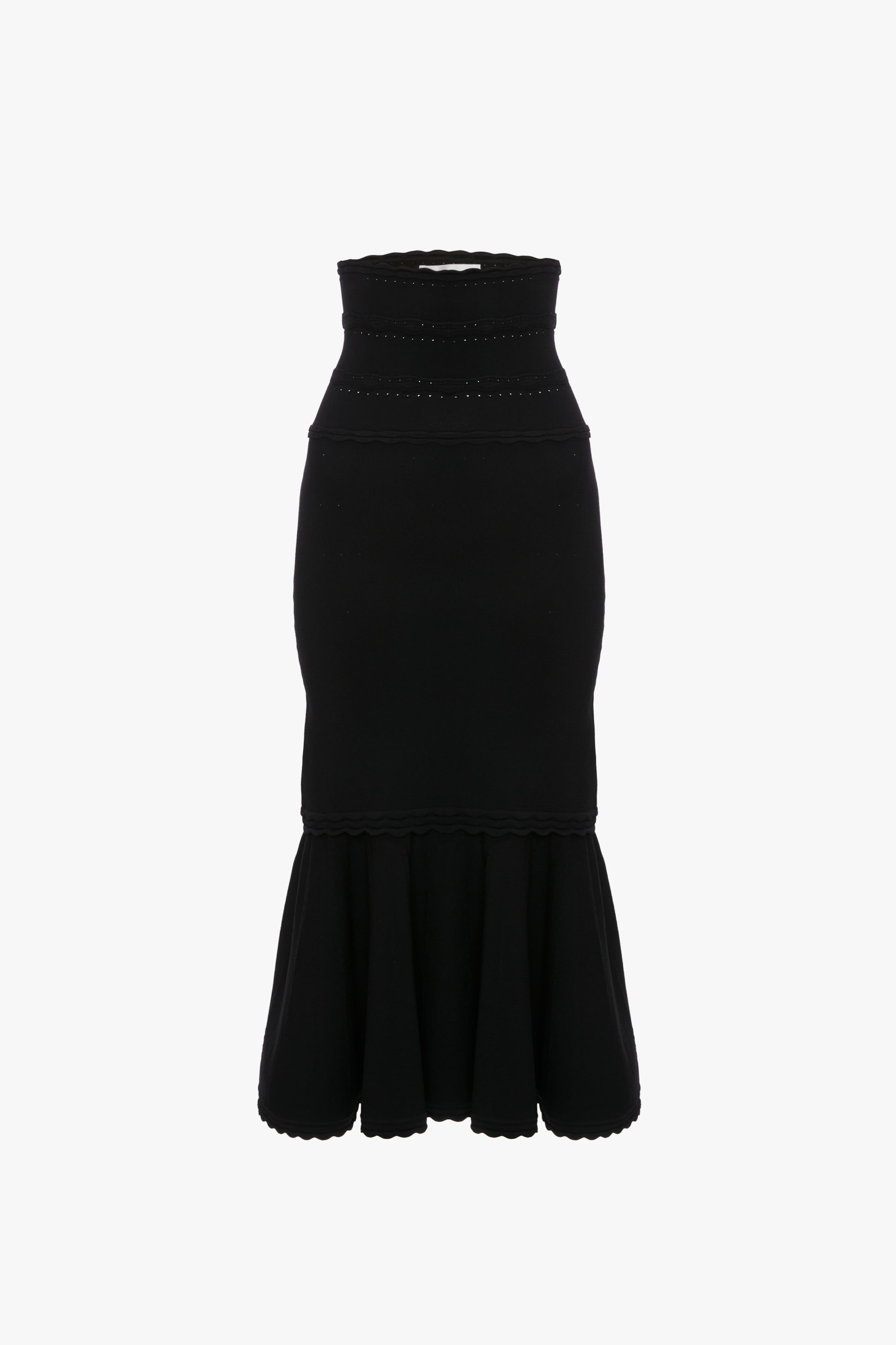 Flared Skirt In Black - 1