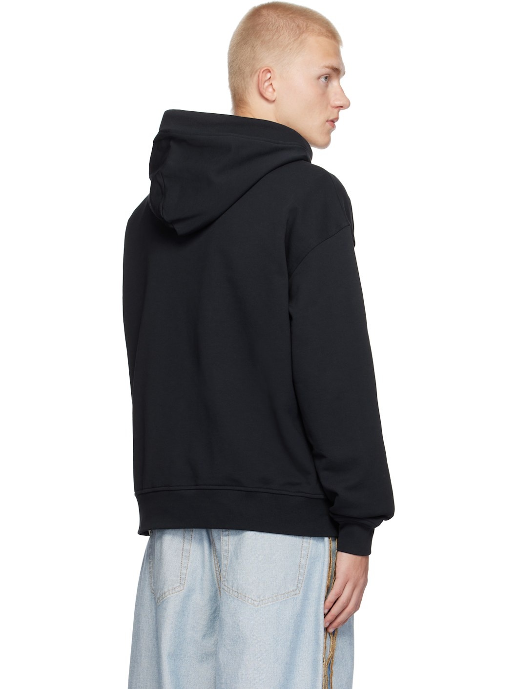 Vivienne Westwood Navy Sunken Orb Zip Hoodie | ssense