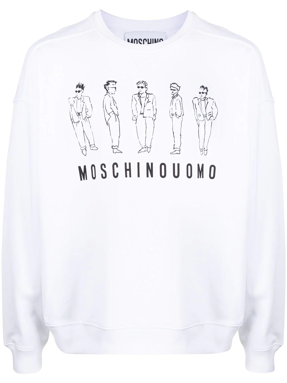 graphic print sweatshirt - 1