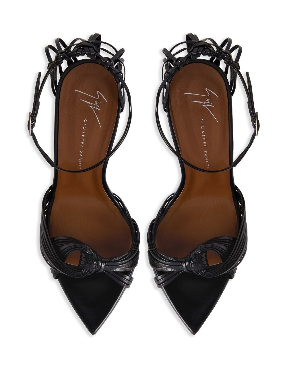 105mm knotted-strap sandals - 4