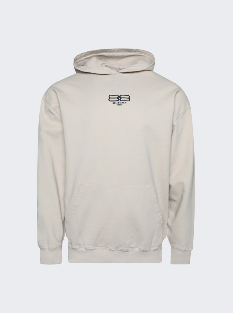 Hoodie Beige And Black - 1