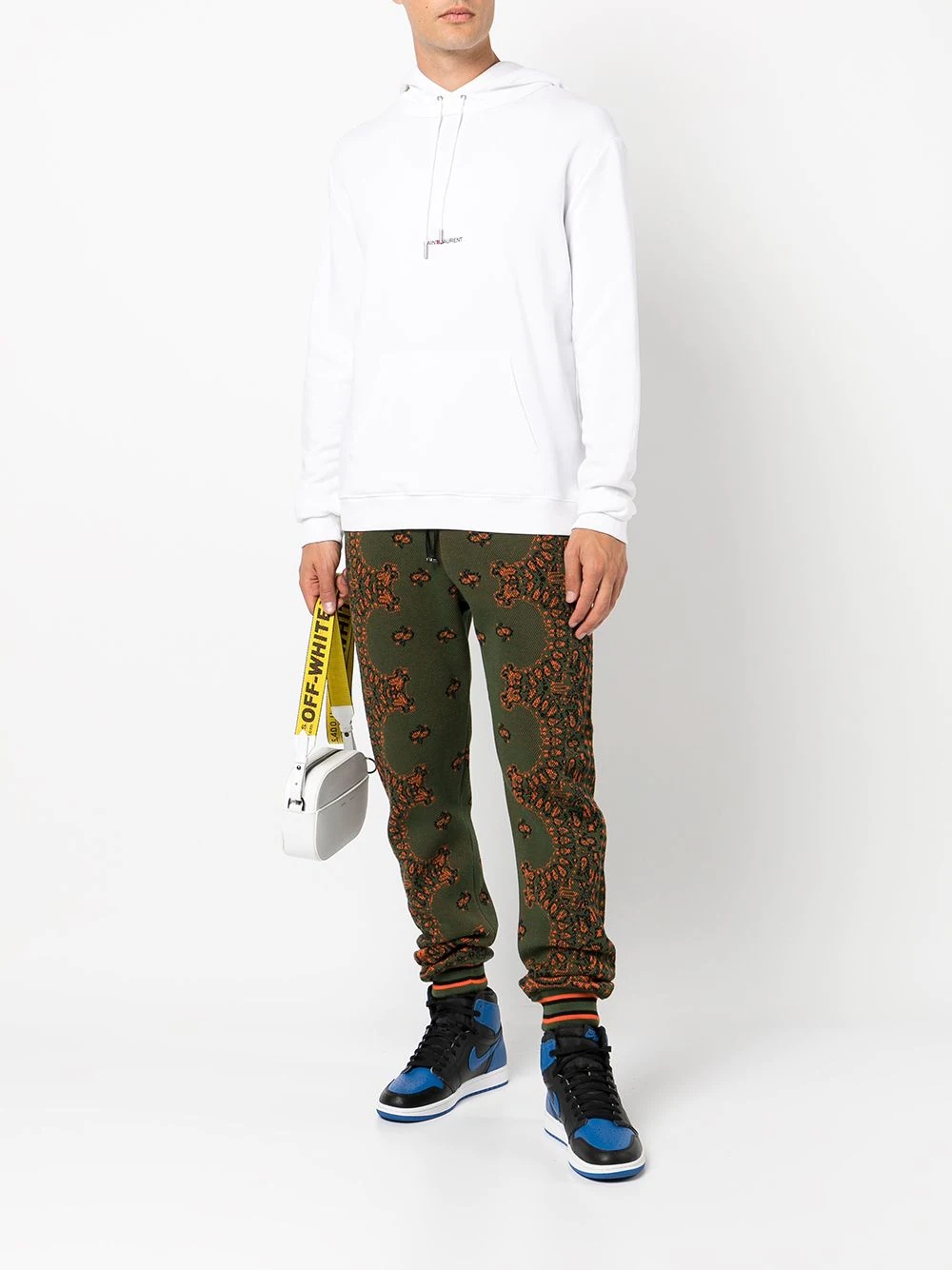 paisley-print track pants - 2