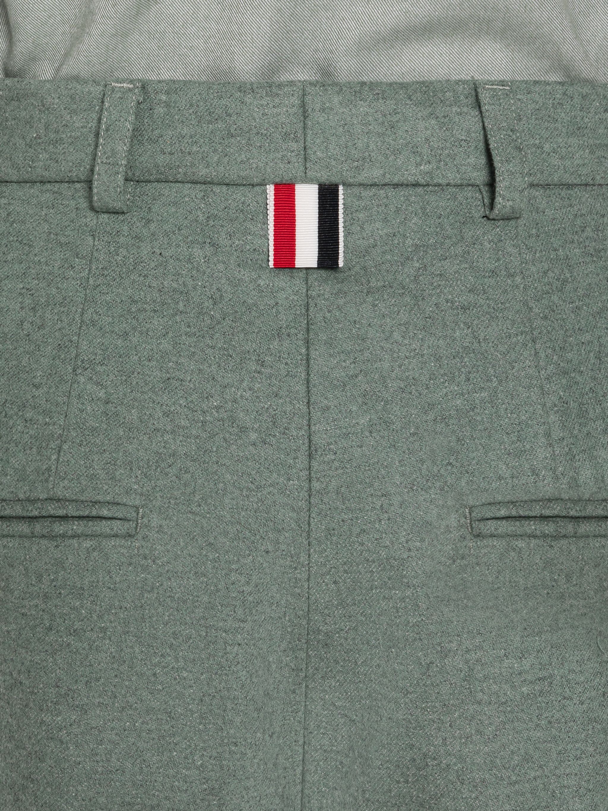Flannel 4-Bar Straight Leg Trouser - 6