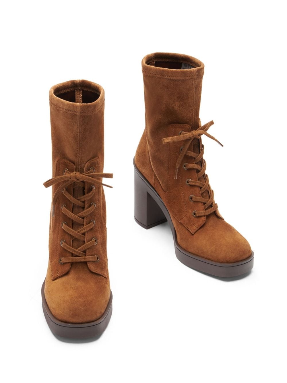 80mm suede boots - 7