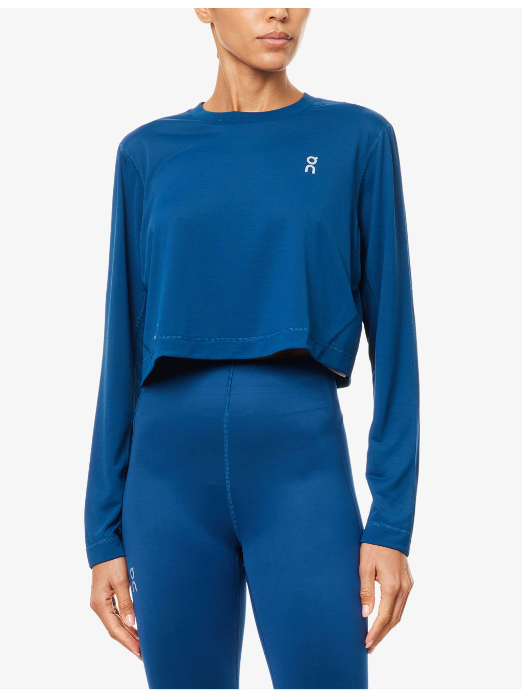 Cropped Logo-Print Woven Top - 3