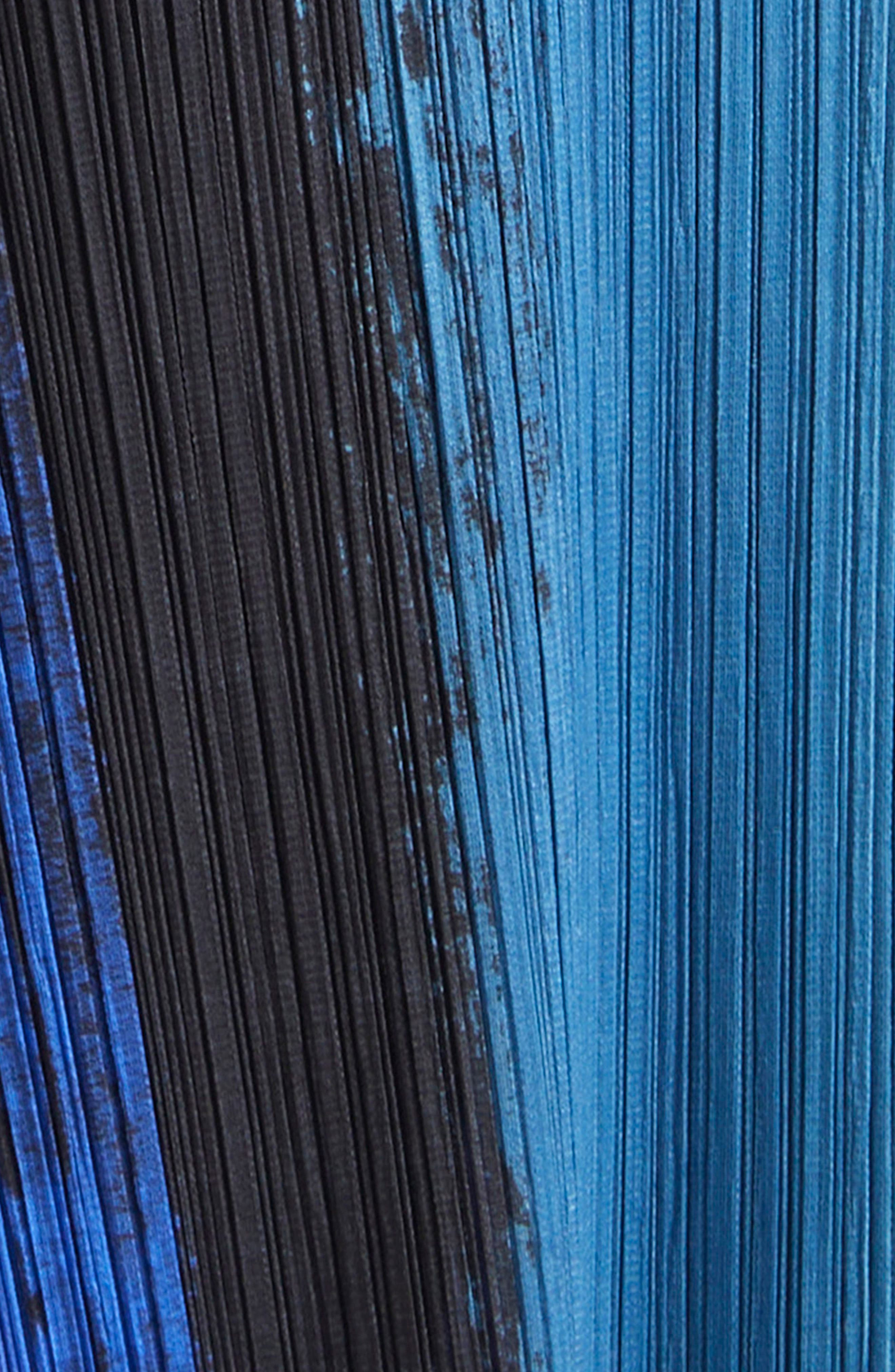 Pleats Please Issey Miyake Jump Print Pleated Dress in Blue at Nordstrom - 6