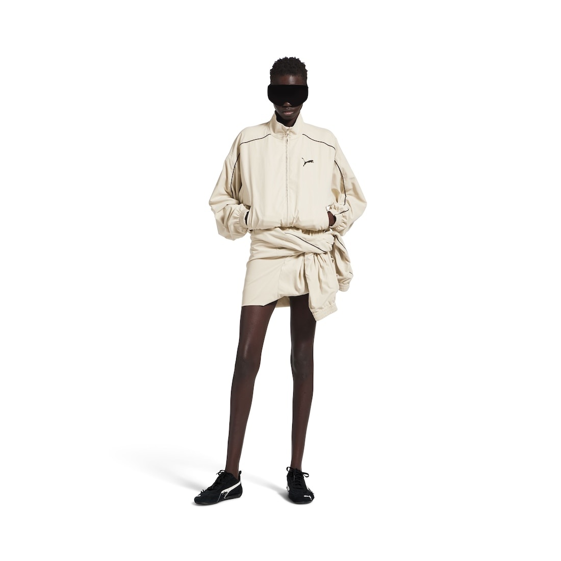 Balenciaga I Puma Tracksuit Jacket in Cream - 2