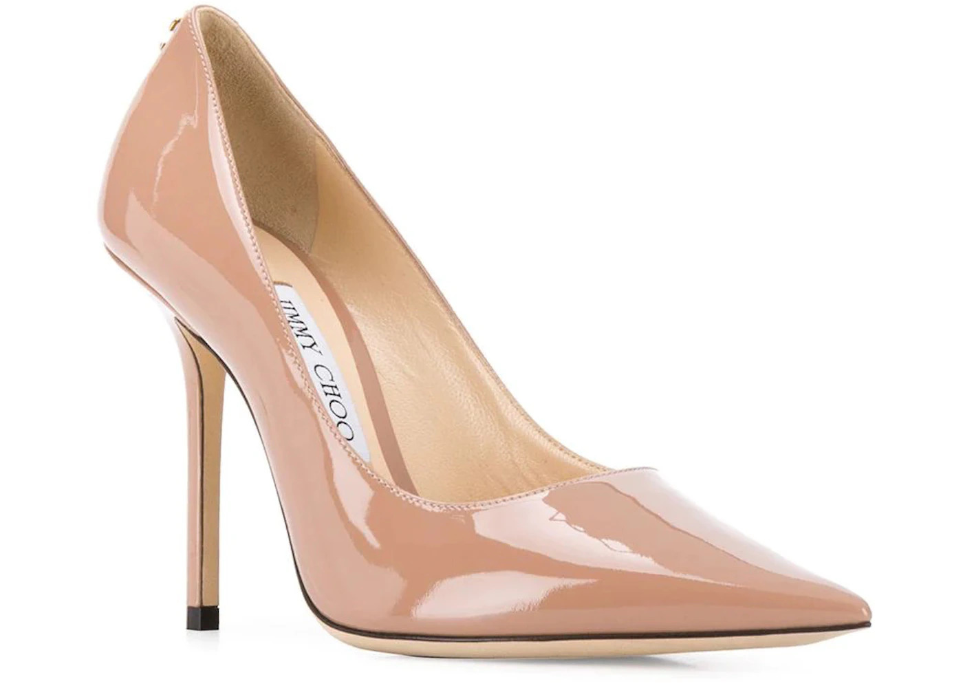 Jimmy Choo Love 100mm Pump Ballet-Pink Patent Leather - 2