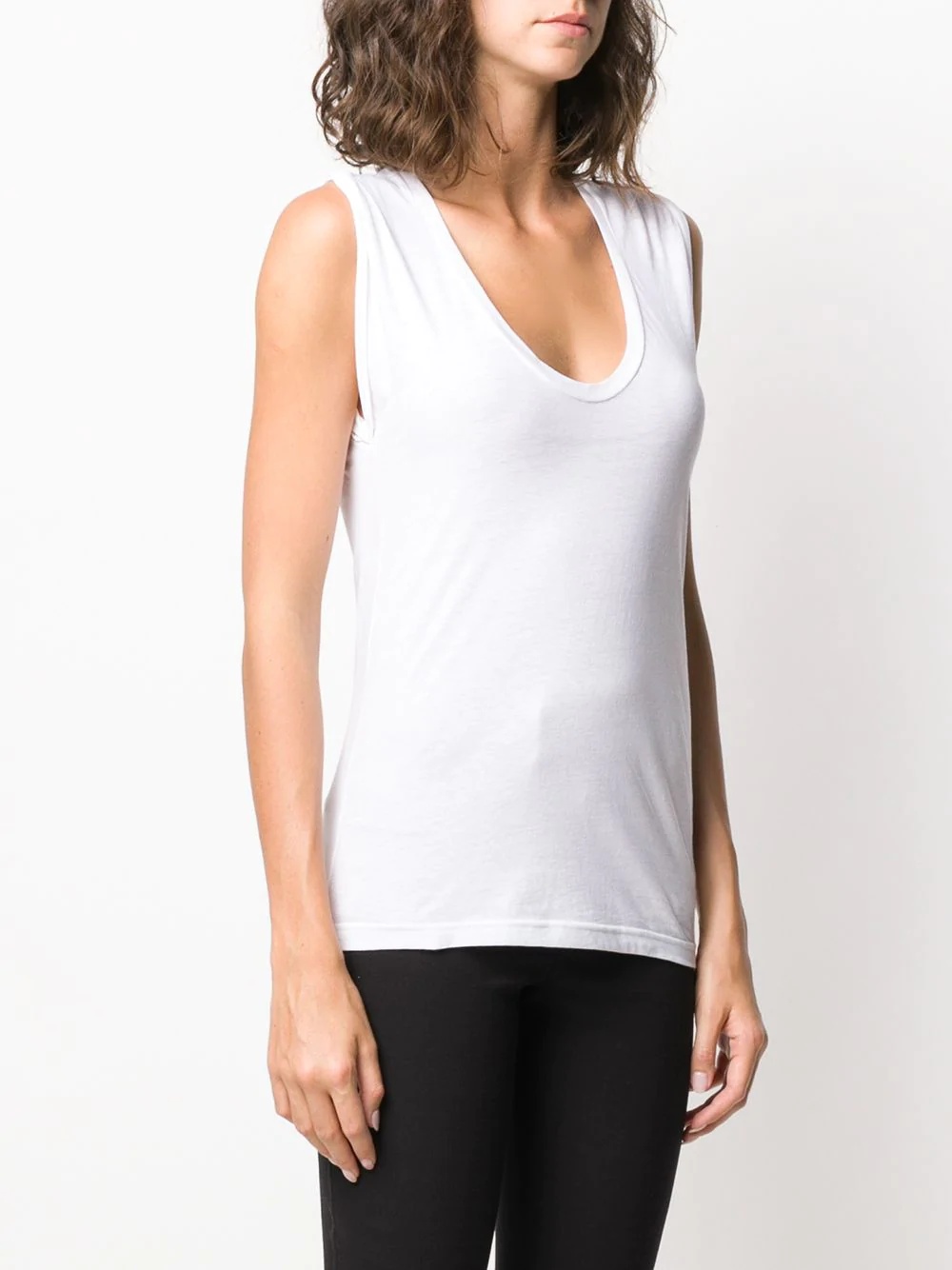 scoop neck vest - 3