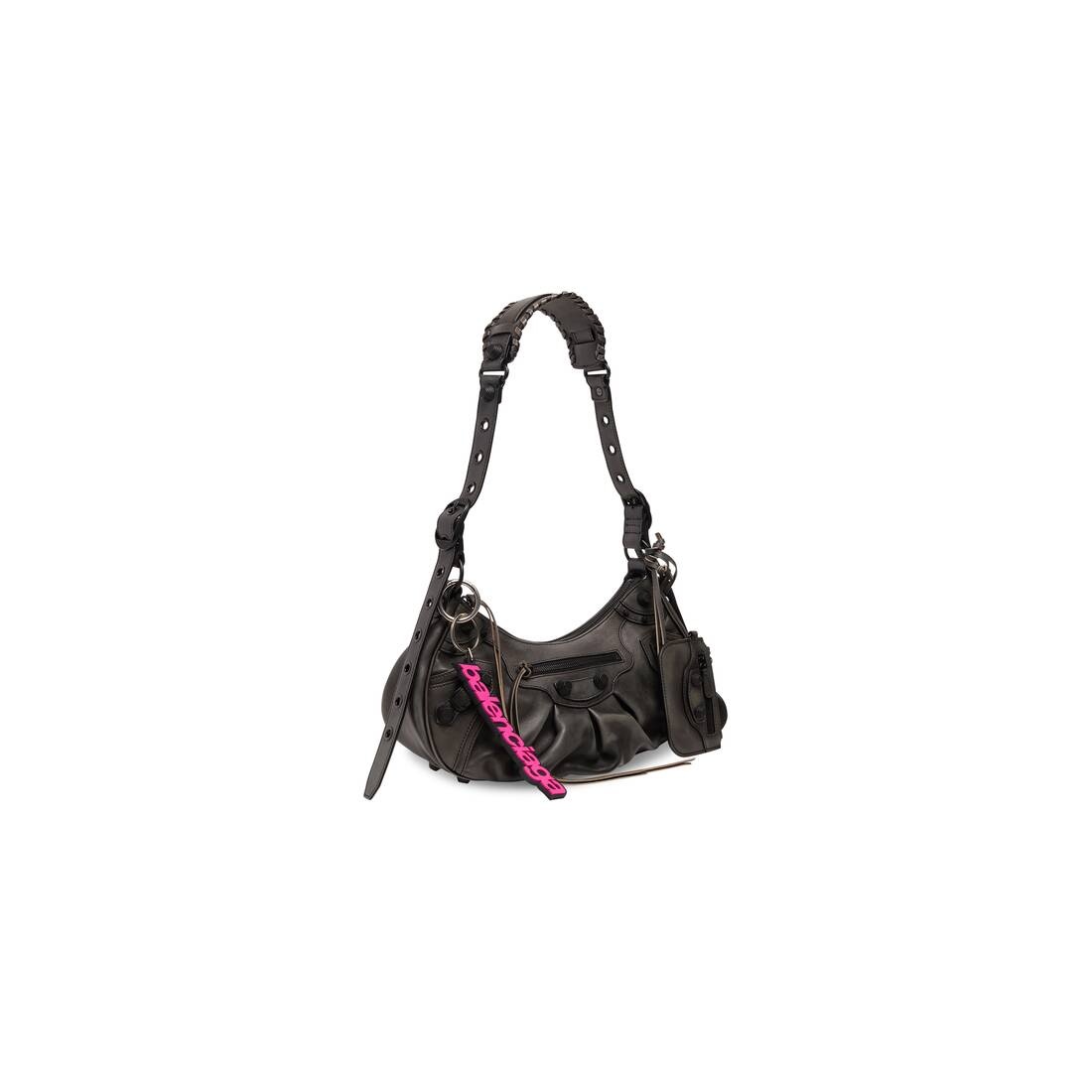 Women's Le Cagole Small Shoulder Bag Used in Black - 2