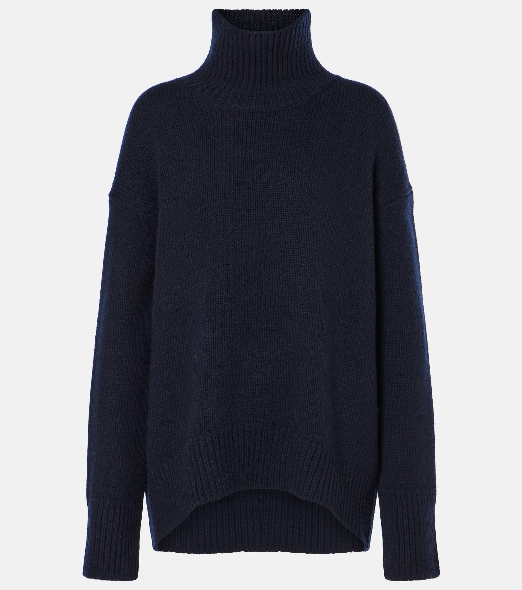 Wool and cashmere turtleneck sweater - 1