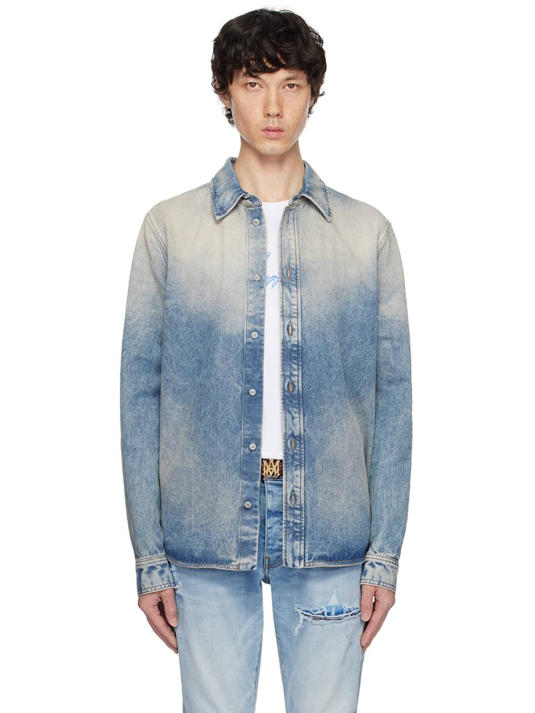 Blue MA Quad Interior Long Sleeve Shirt - 1