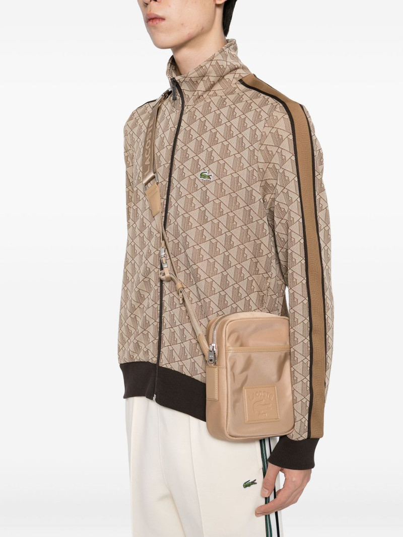 LACOSTE classic vertical messenger bag outlook