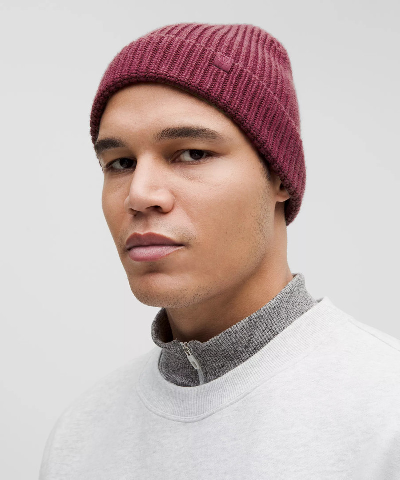 Close-Fit Wool-Blend Ribbed Knit Beanie 5