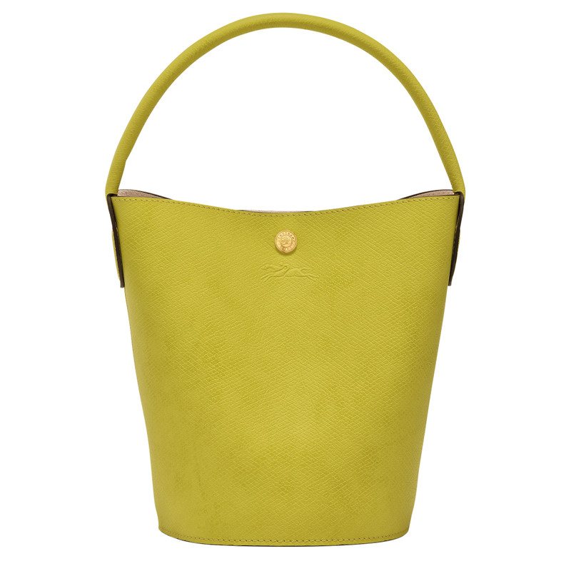 Épure S Bucket bag Kiwi Green - Leather 5