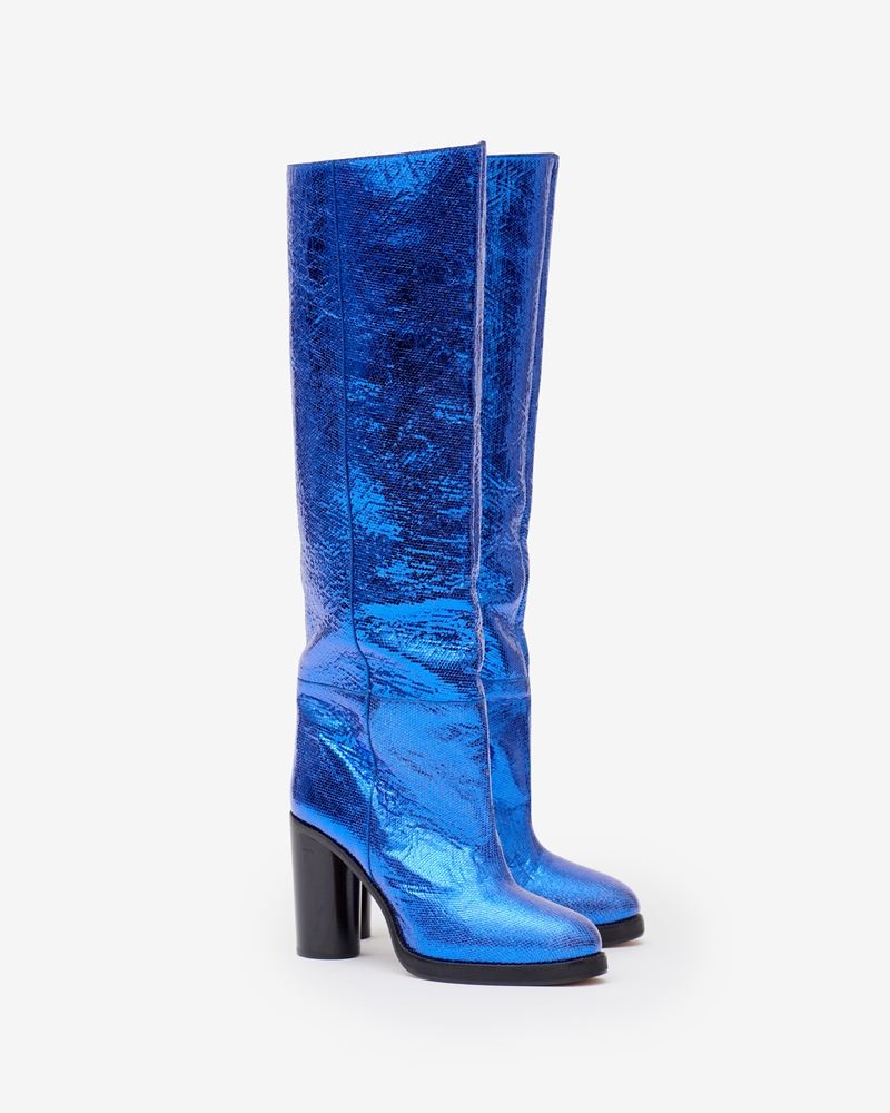 LYLENE LEATHER KNEE BOOTS - 3