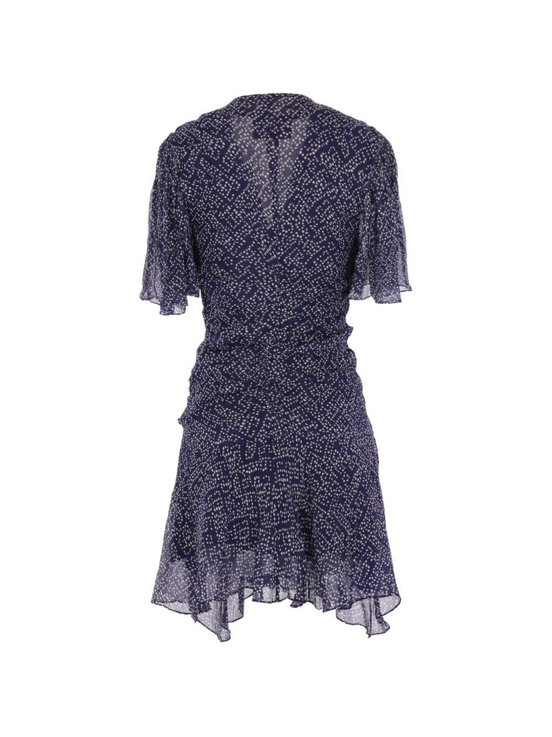 Isabel Marant Étoile ruffle-detail printed dress outlook