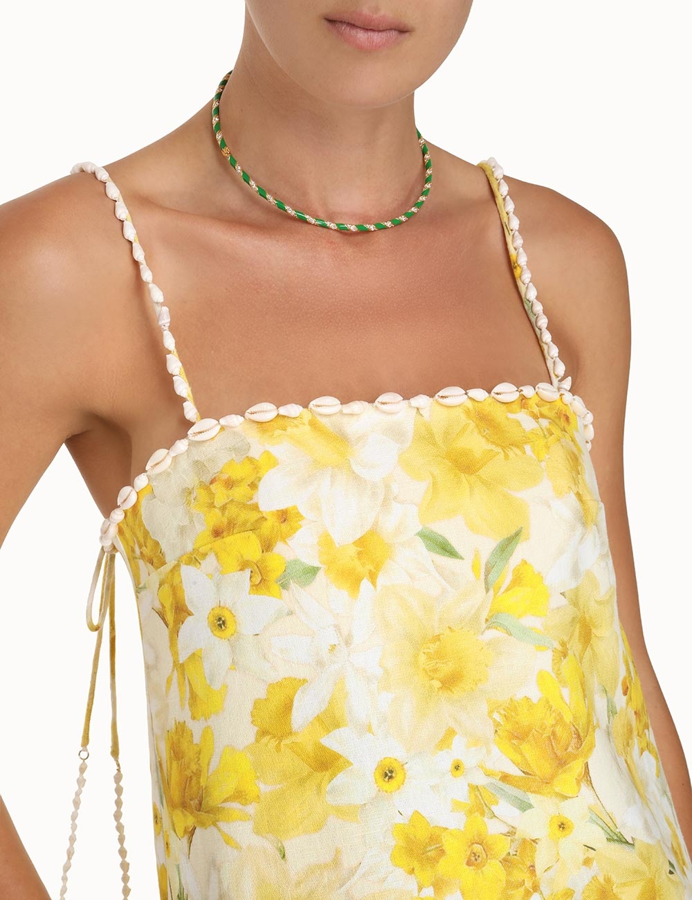 Zimmermann WONDERLAND SHELL SHIFT DRESS - 6715DWONDAFPRT | REVERSIBLE