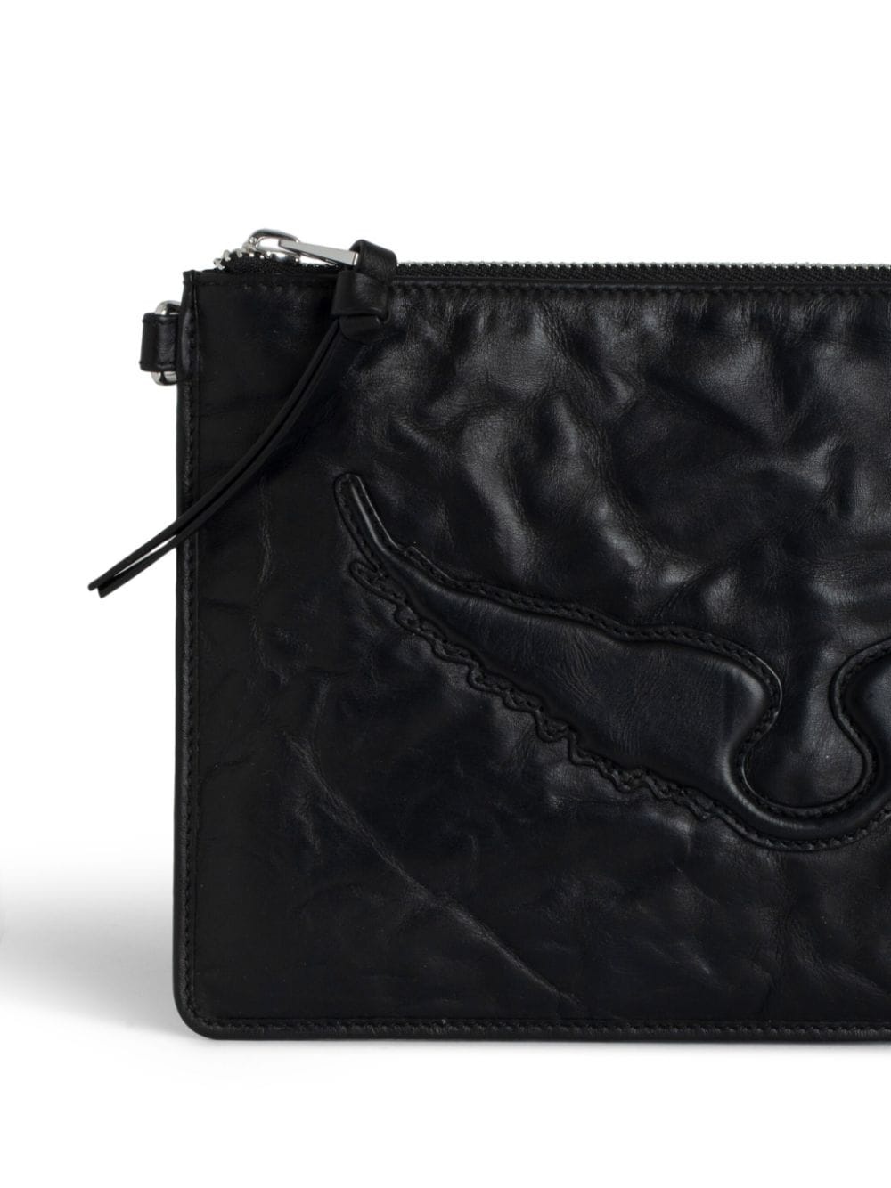 Angel Wings leather clutch bag - 5