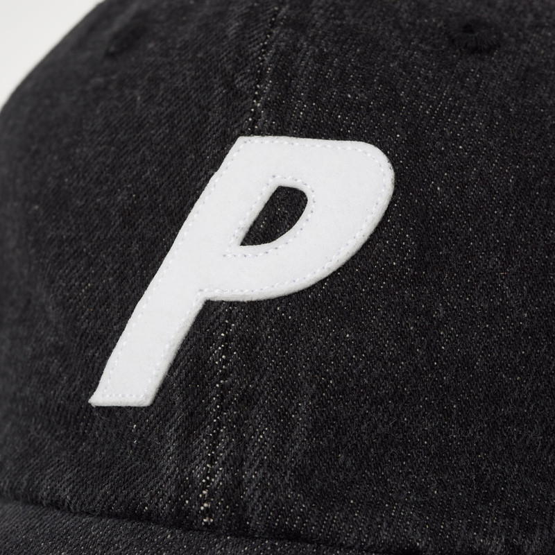 DENIM P 6-PANEL BLACK 3