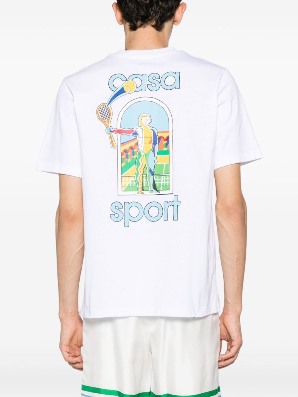 Le Jeu-print cotton T-shirt - 4