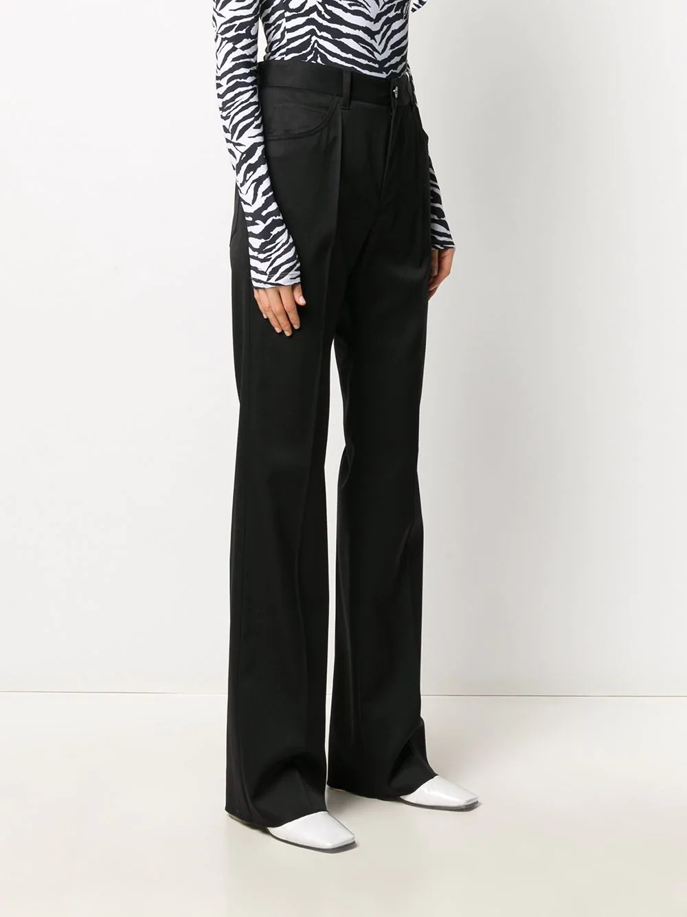 flared bootcut trousers - 3