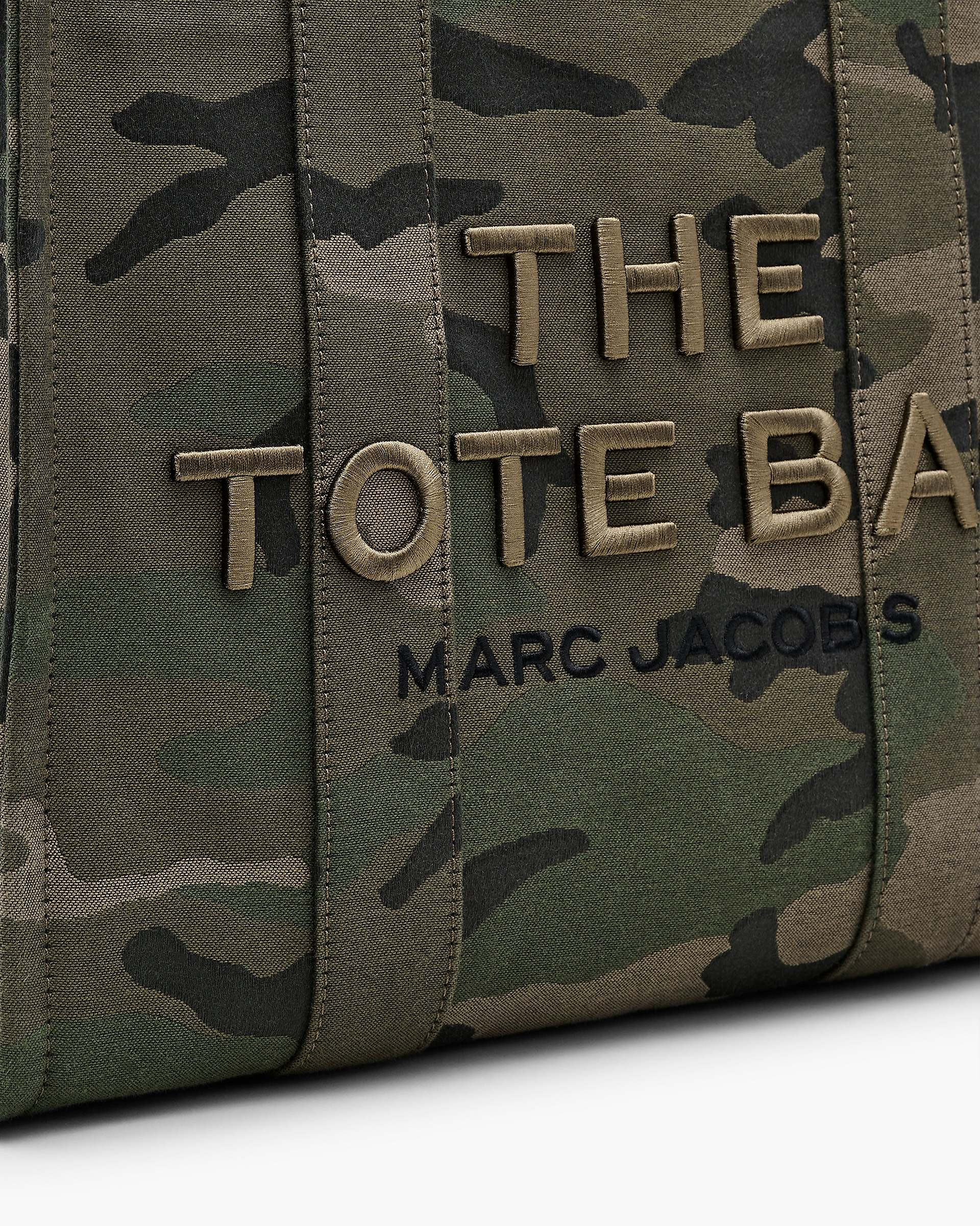 THE CAMO JACQUARD LARGE TOTE BAG - 4
