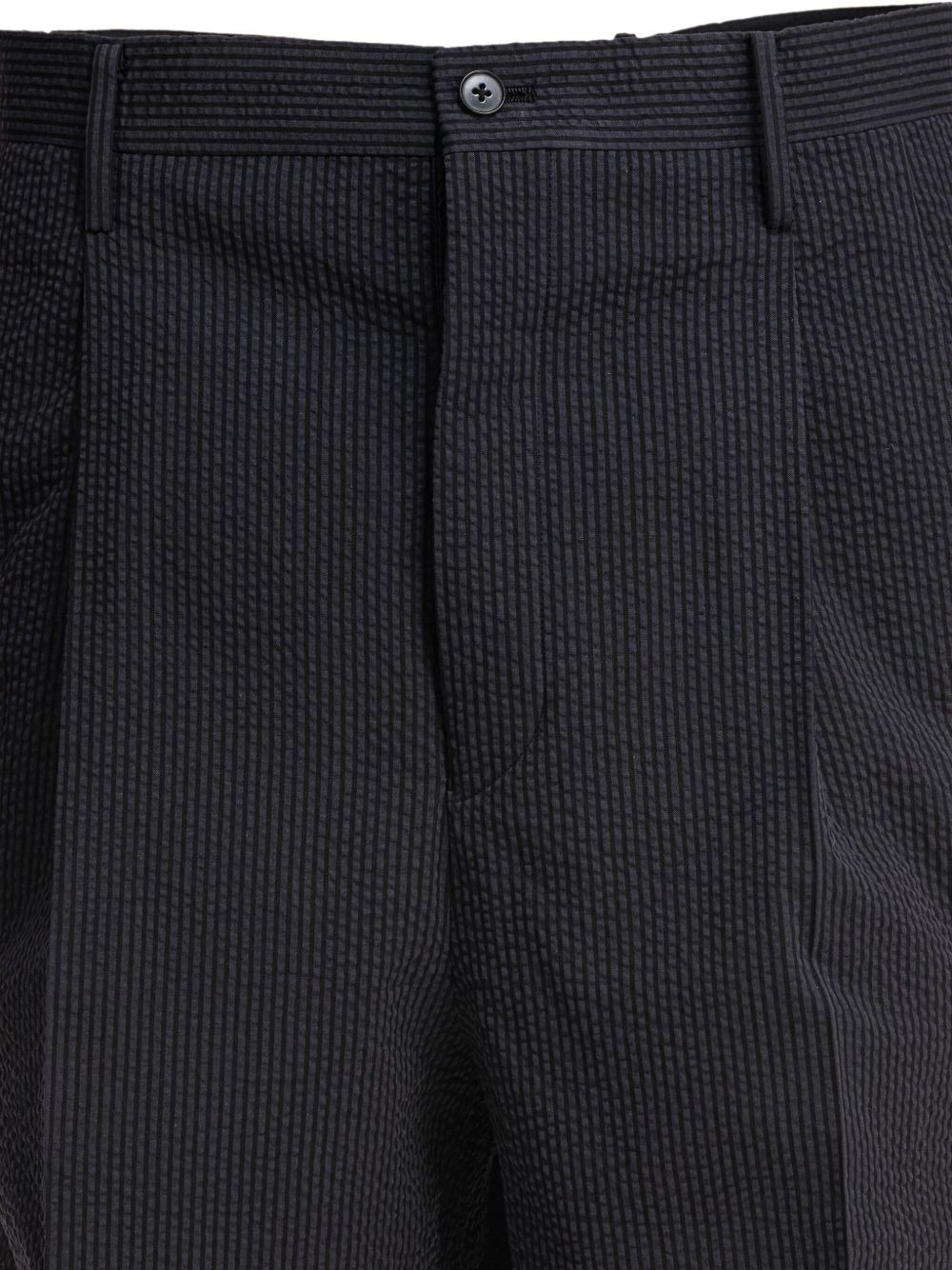 pleated pinstripe trousers - 3