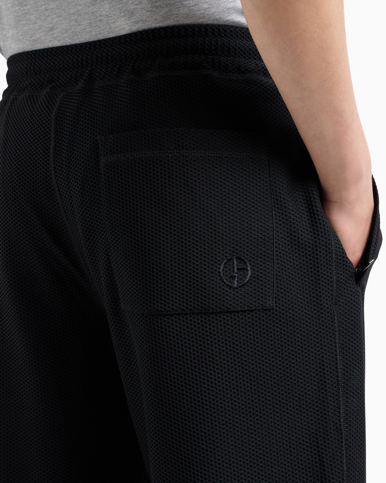 JOGGERS IN TECHNICAL WAFFLE FABRIC - 5