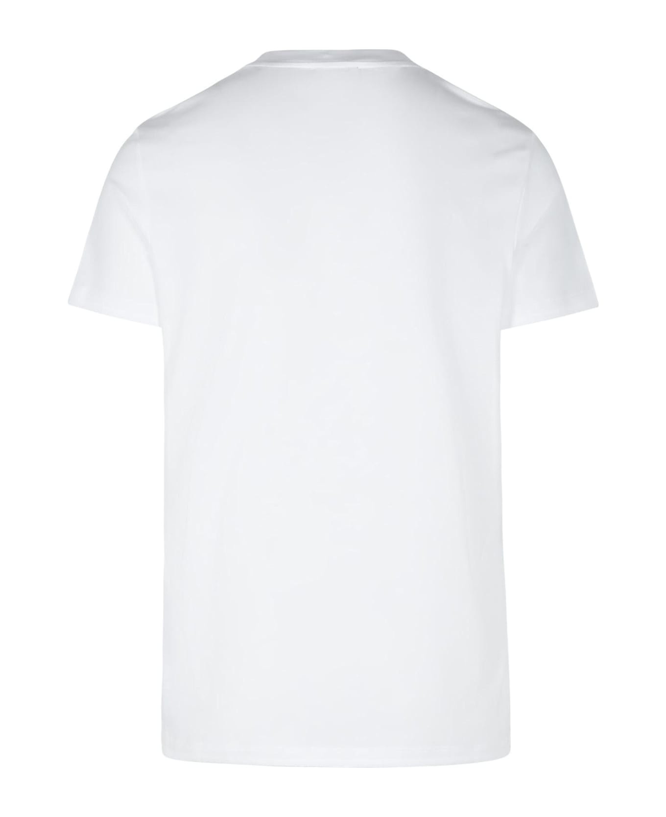 White Cotton T-shirt - 2