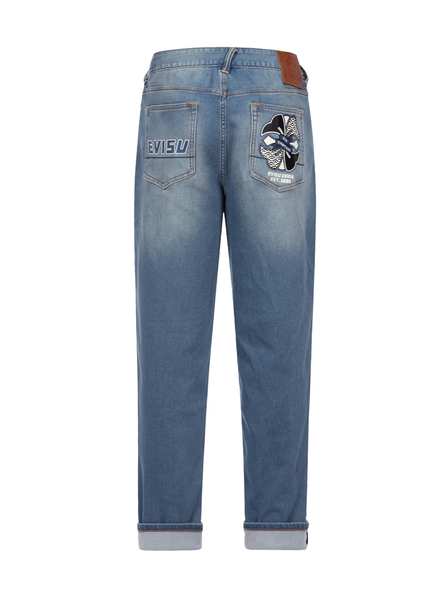 Kamon Print Pocket Relax Fit Jeans - 12